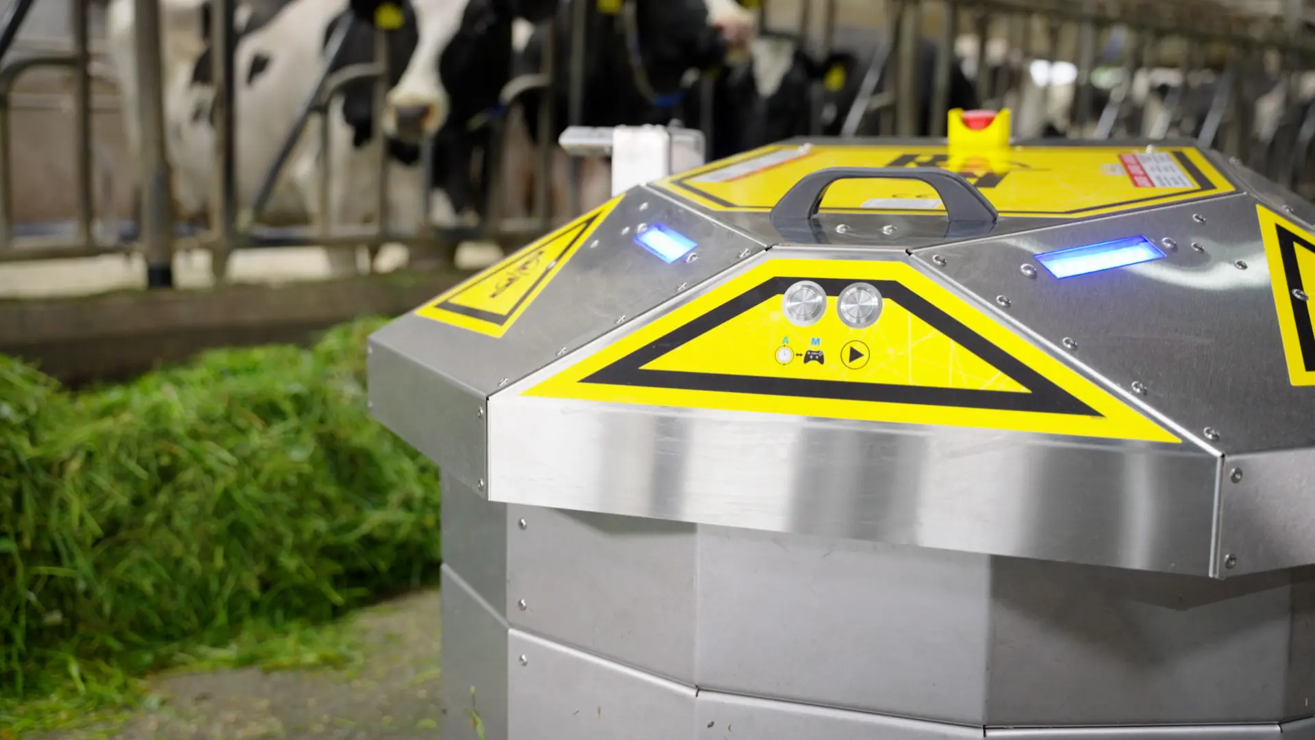 Voeraanschuifrobot